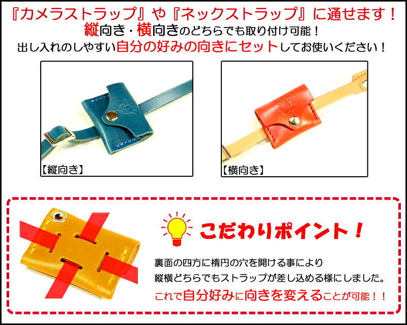 ミニポッケ　14色 カメラ アクセサリー AirTag エアタグ SDカード 小銭 コイン ケース 紛失防止 落下防止 カメラストラップ ポケット 一眼レフ ミラーレス SDHC SDXC SDUC SanDisk KIOXIA TOSHIBA SAMSUNG Transcend Panasonic SONY 栃木レザー 本革 革 リッキーズ r229