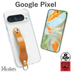 シンプルグリップケース　14色 Google Pixel10 10ProXL 10a Pixel9a Pixel9 9ProXL Pixel8Pro Pixel7Pro Pixel6a グーグルピクセル ピクセル10 ピクセル9 カバー Google TPU グーグル ピクセル クリアケース 透明ケース グリップ ベルト 栃木レザー 革 本革 リッキーズ r178