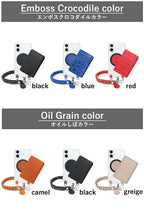 MPクリアケース&Magカード&チェーンストラップ【set販売】14色 iPhone18Pro 18ProMax iPhone17 17ProMax Air iPhone17e iPhone16 16ProMax 16Plus MagSafe スマホストラップ マグセーフ対応 メンズ レディース ミニ財布 TPU 栃木レザー 本革 革 名入れ リッキーズ r425