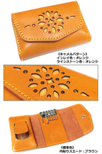 グローリーインレイ マルチキーケース タイプ2　8色 窓付き クリア窓 スマートキー ケース キーレス カード入れ トヨタ スバル ダイハツ 日産 スズキ ホンダ マツダ ミニクーパー Enekey ドアキー YKKAP LIXIL メンズ レディース 栃木レザー 本革 革 名入 リッキーズ r254