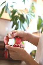 マルチケース ダブルポケット 14色 クレジットカード キャッシュレス 名刺入れ カード入れ カードケース スマートキー 2個持ち 車 家 鍵 カギ キーケース 大容量 サイフ 財布 メンズ レディース ミニ財布 二つ折り 小銭 お札 栃木レザー 本革 革 名入れ リッキーズ r258