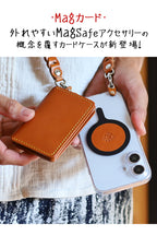 MPクリアケース&Magカード&チェーンストラップ【set販売】14色 iPhone18Pro 18ProMax iPhone17 17ProMax Air iPhone17e iPhone16 16ProMax 16Plus MagSafe スマホストラップ マグセーフ対応 メンズ レディース ミニ財布 TPU 栃木レザー 本革 革 名入れ リッキーズ r425