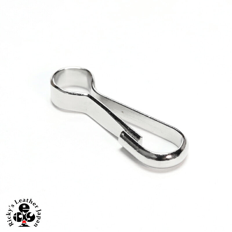 板ナスカン 長さ28mm　パーツ 金具 キーホルダー ジョイントパーツ キーケース キーカバー キーリング カン ストラップ ハンドメイド アクセサリ キーリール camera カメラ 一眼 レフ リッキーズレザー r915